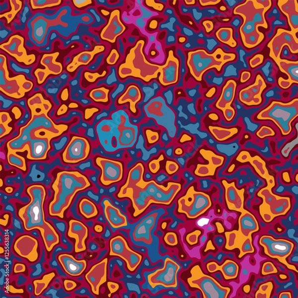 Fototapeta COLORFUL TEMPLATE ABSTRACT PAPER CUT PATTERN DESIGN FLAT COLOR FOR WALLPAPER BACKGROUND ELEMENT VECTOR 