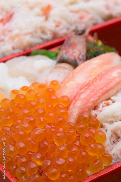 Fototapeta 海鮮弁当