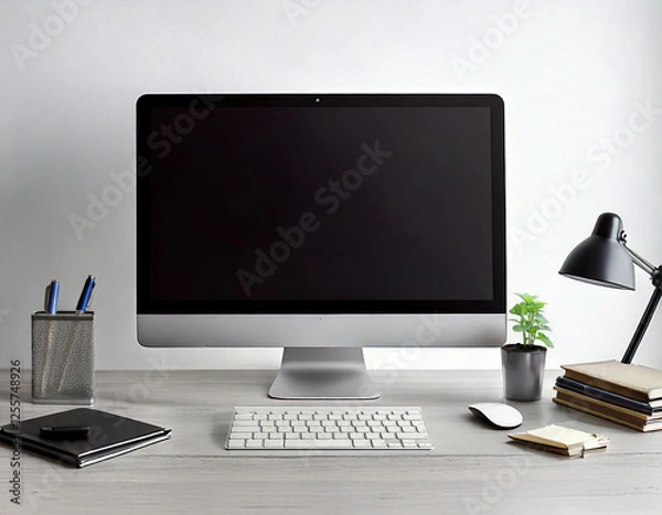 Fototapeta 作業をするためのデスク