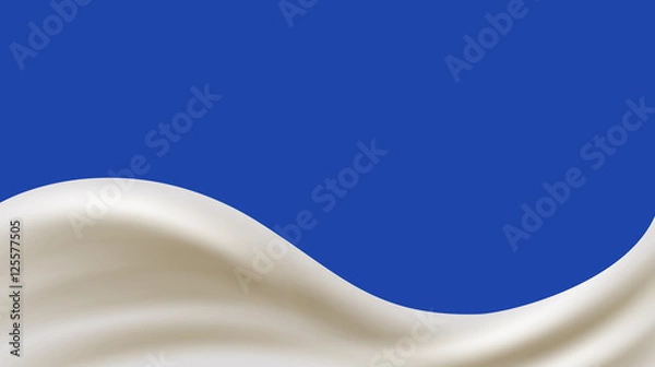 Obraz Milk wave vector illustration