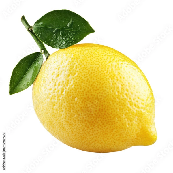 Obraz lemon isolated on white background - PNG