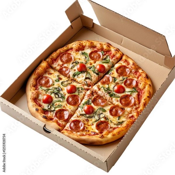 Obraz pizza in box