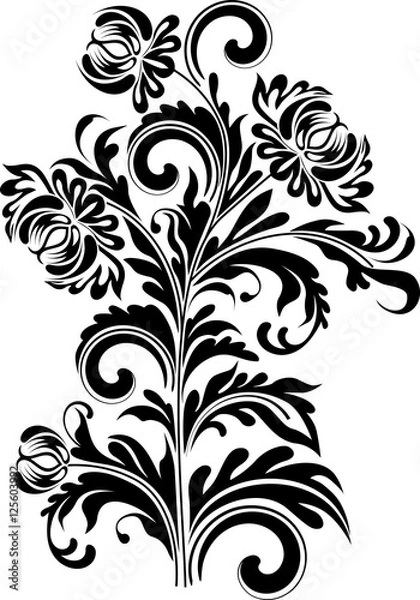 Obraz Retro floral pattern