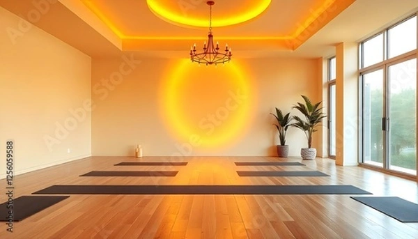 Obraz zen style yoga studio