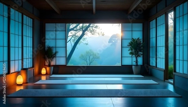 Obraz zen style yoga studio