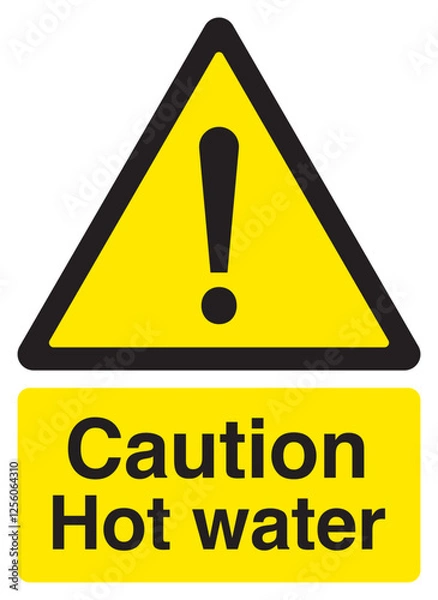 Obraz Caution hot water