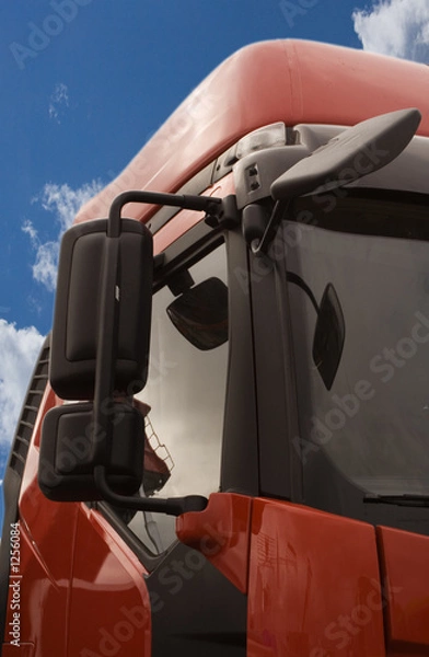 Obraz truck driver`s cab