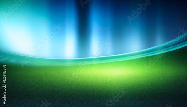 Obraz blue green background ai generated