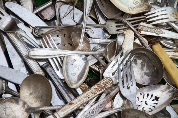 Obraz Discarded Cutlery