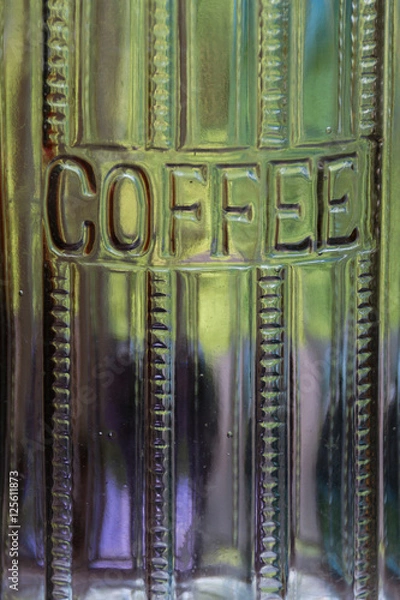 Obraz Embossed Glass Coffee Jar