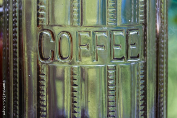 Obraz Embossed Antique Coffee Jar