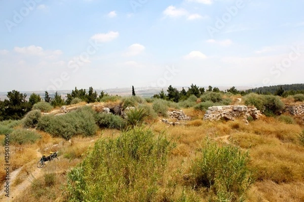 Obraz Dry Sandy Hilltop View