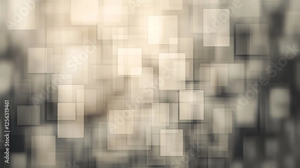 Fototapeta Abstract beige squares background, website design