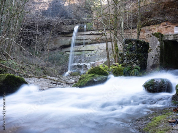 Obraz Wasserfälle im Winter