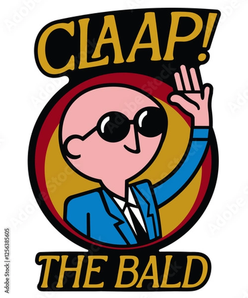 Fototapeta clap the bald