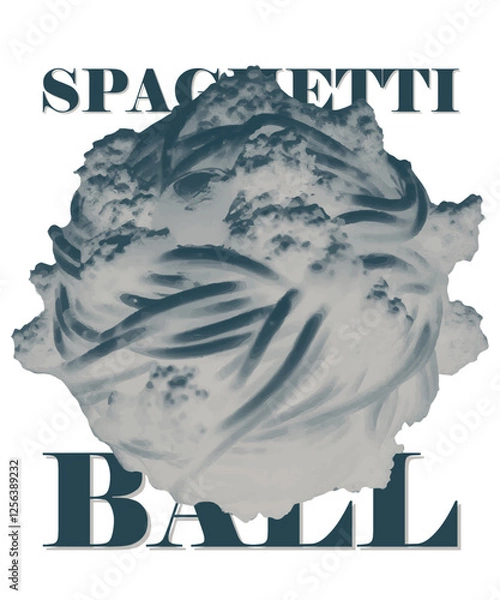 Fototapeta Spaguetti ball