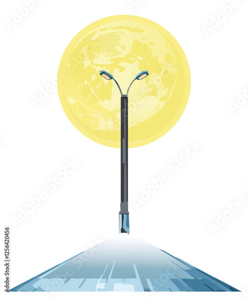 Fototapeta poste luna