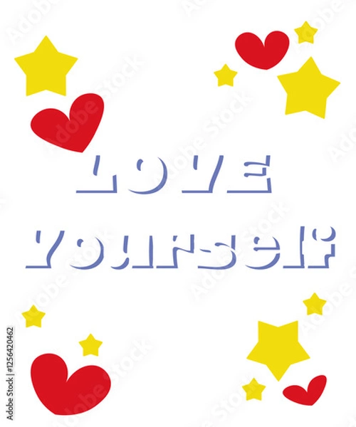 Fototapeta love yourself 1