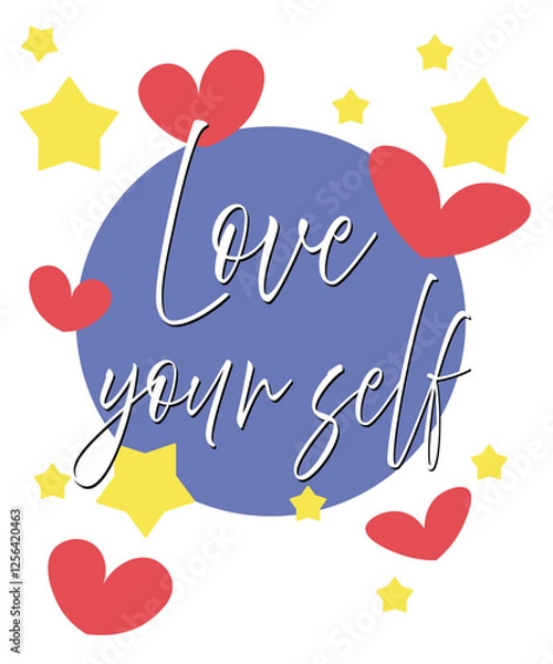 Fototapeta love yourself 2