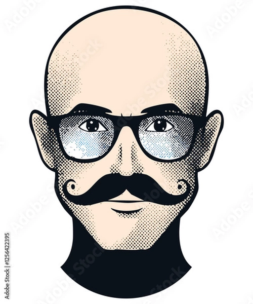 Fototapeta bald white