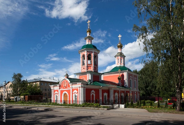 Fototapeta Church of Peter and Paul in Novinki. Sovetsky Ave. 90. Vologda. Russia
