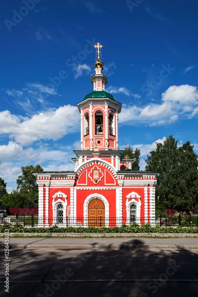 Fototapeta Church of Peter and Paul in Novinki. Sovetsky Ave. 90. Vologda. Russia