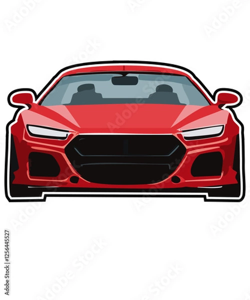 Fototapeta front car