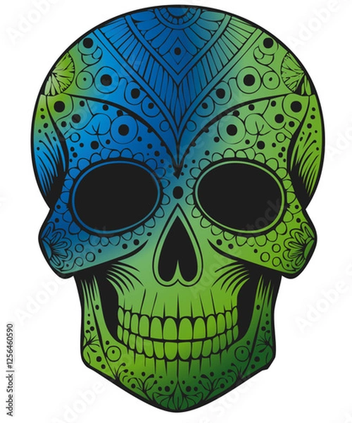 Fototapeta skull flow