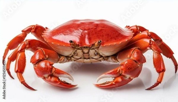 Obraz crab on white background