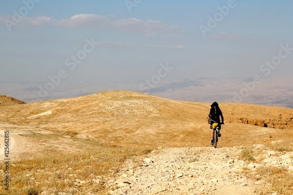 Obraz Cyclist in Desert