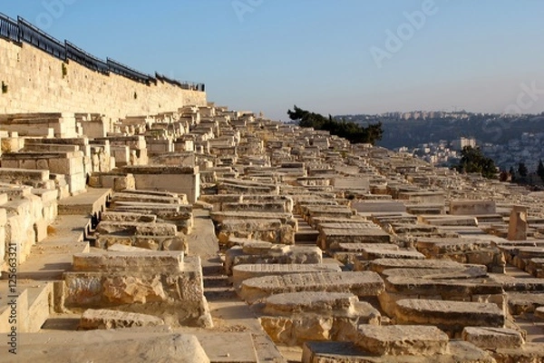 Obraz Old Tombs in Jerusalem