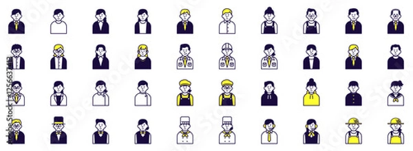 Obraz working person icon
