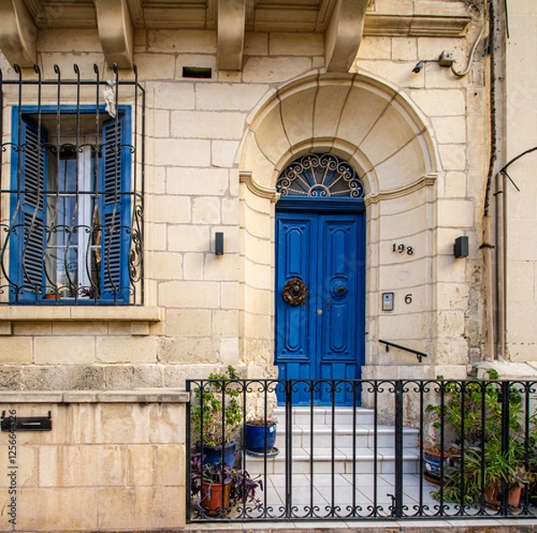 Obraz Traditional house detail in Malta