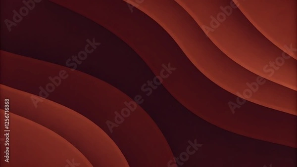 Fototapeta Minimalist red abstract gradient background with f