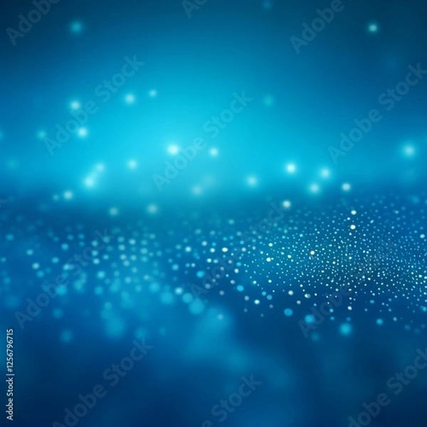 Obraz abstract blue background with bokeh