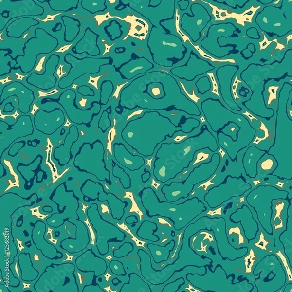 Fototapeta Abstract seamless vector pattern of organic ornaments
