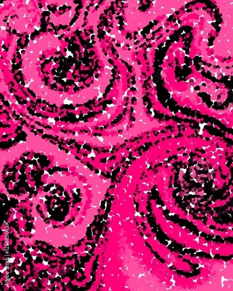 Obraz abstract black and pink background