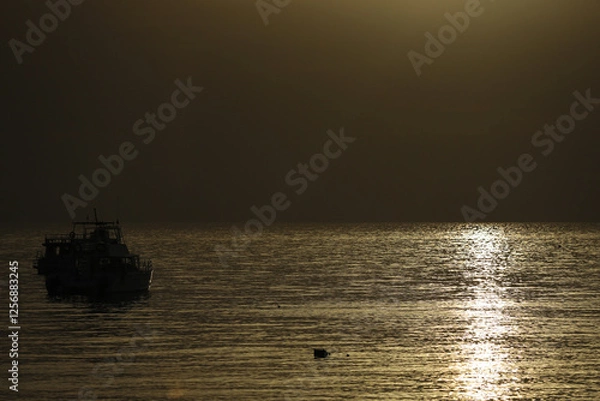 Obraz sunset over the sea