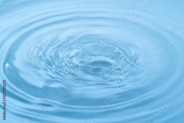 Fototapeta 美しい水面の波紋	