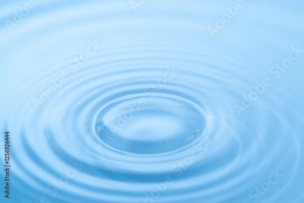 Fototapeta 美しい水面の波紋	