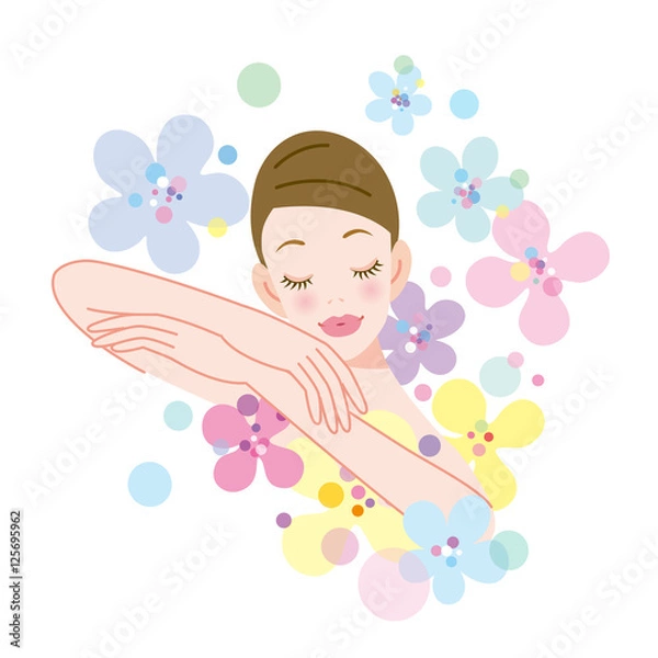 Fototapeta リラックスする女性