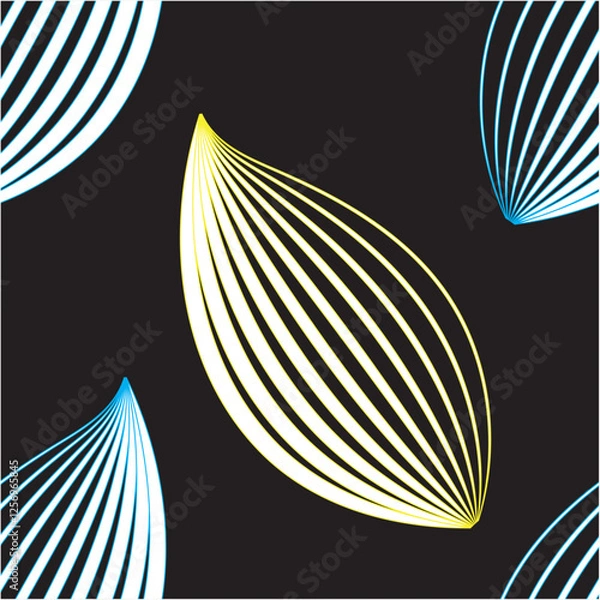 Fototapeta Seamless fabric of nature pattern, like illustration. Suit for package design, wallpaper, fashion print, Housing wallpaper, arty-crafty.
