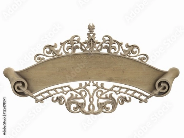 Fototapeta Табличка классическая