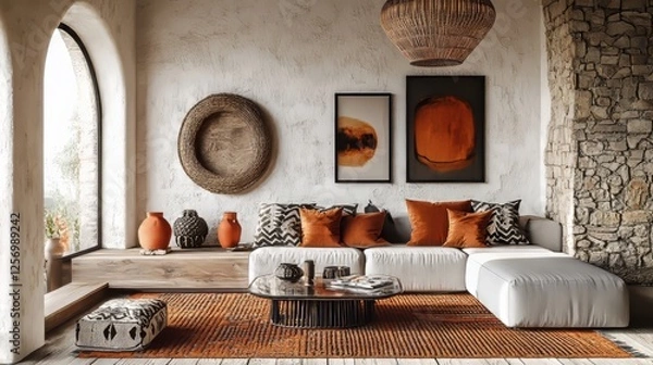 Fototapeta おしゃれなリビングインテリア