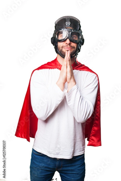 Obraz super hero prying