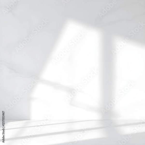 Obraz Marble texture background – white and gray marble surface gently reflecting light.