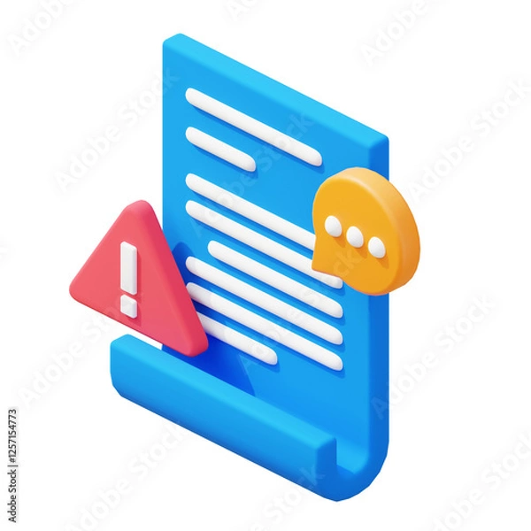 Obraz incident response 3d illustration