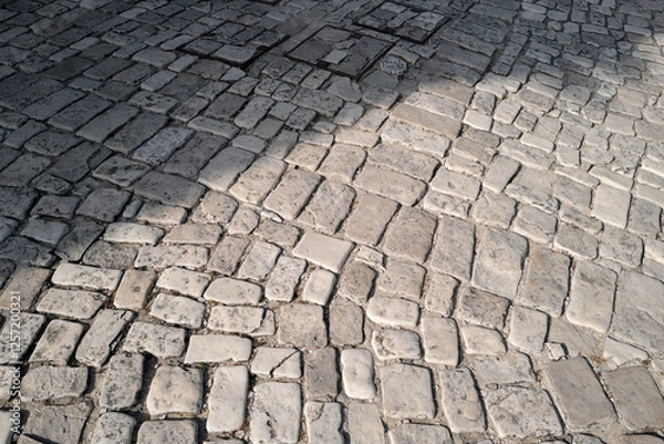 Obraz Natural European stone and rock paving tiles flooring and texture