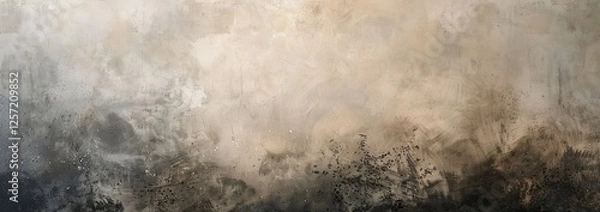 Fototapeta Neutral Color Textured Background With An Aged And Distressed Feel, Ideal For Adding Depth To Designs.