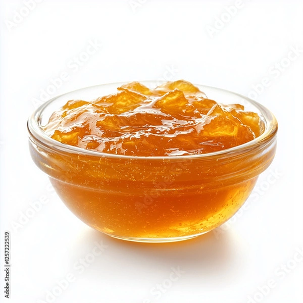 Obraz apricot jam in a bowl